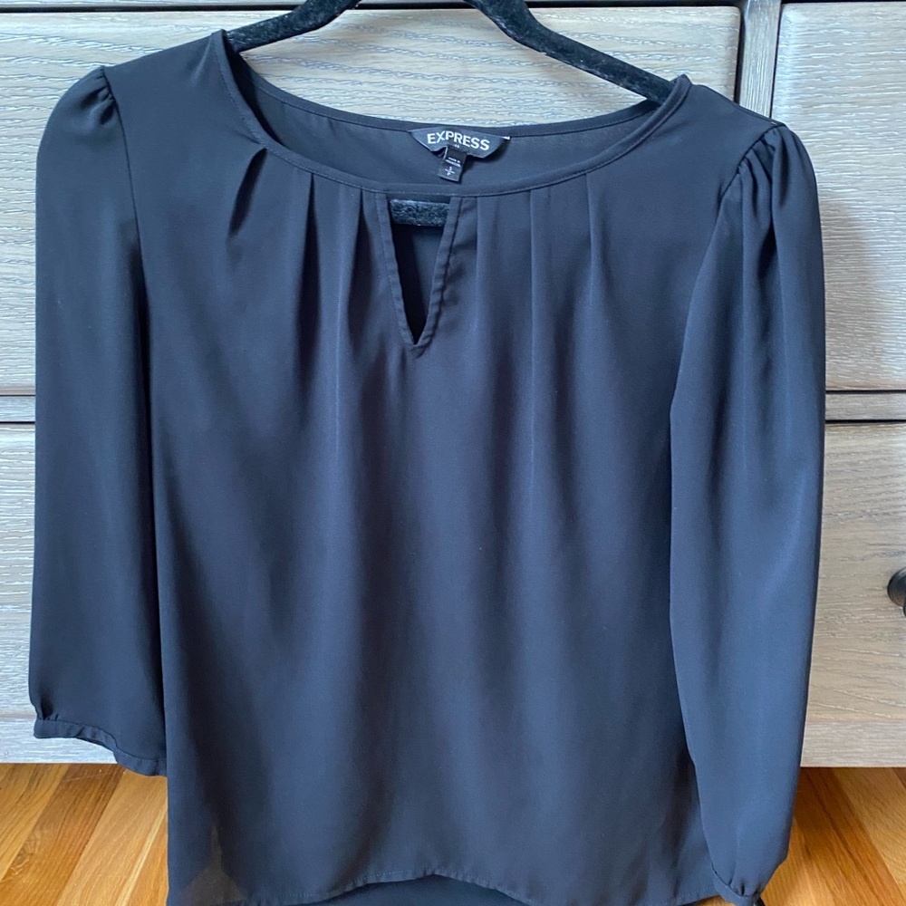 Express black blouse